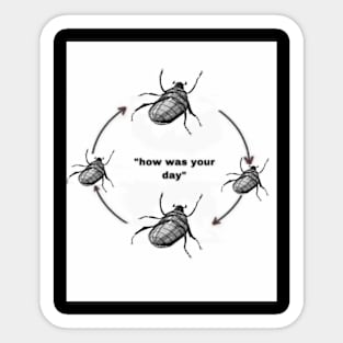 Gregor Samsa Meme Design Sticker